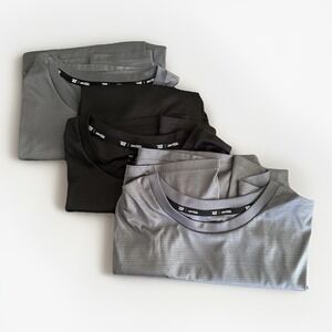 Tek Gear Men's Dry Tek Active Workout T-Shirt Tank Pullover Gray Black Size XXL